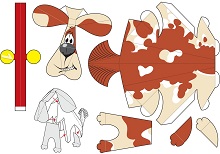 çocuklar için hazır hayvan model maketi şablonu, paper craft model animals